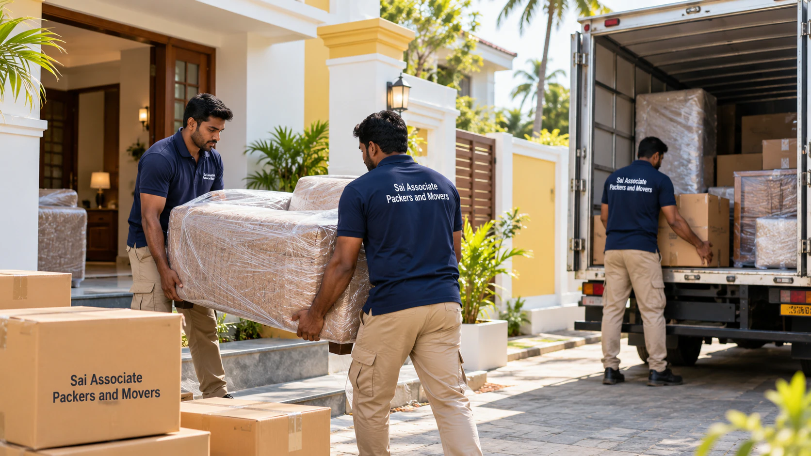 Professional household furniture packing for shifting