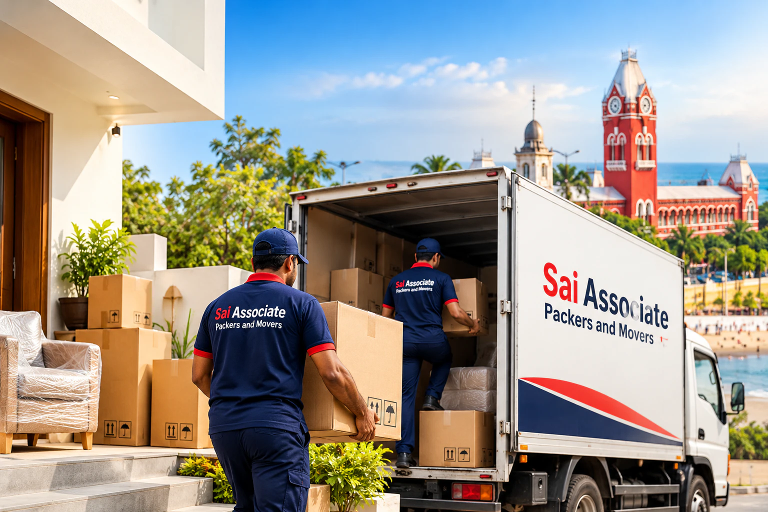 Professional packers and movers providing relocation services in Chennai