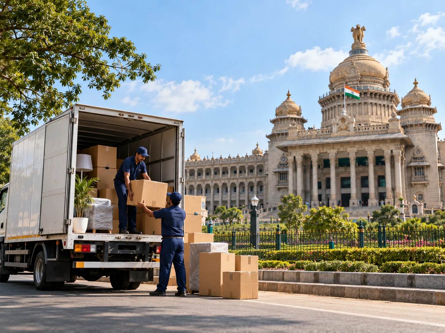 Packers and movers service from Pondicherry to Bangalore
