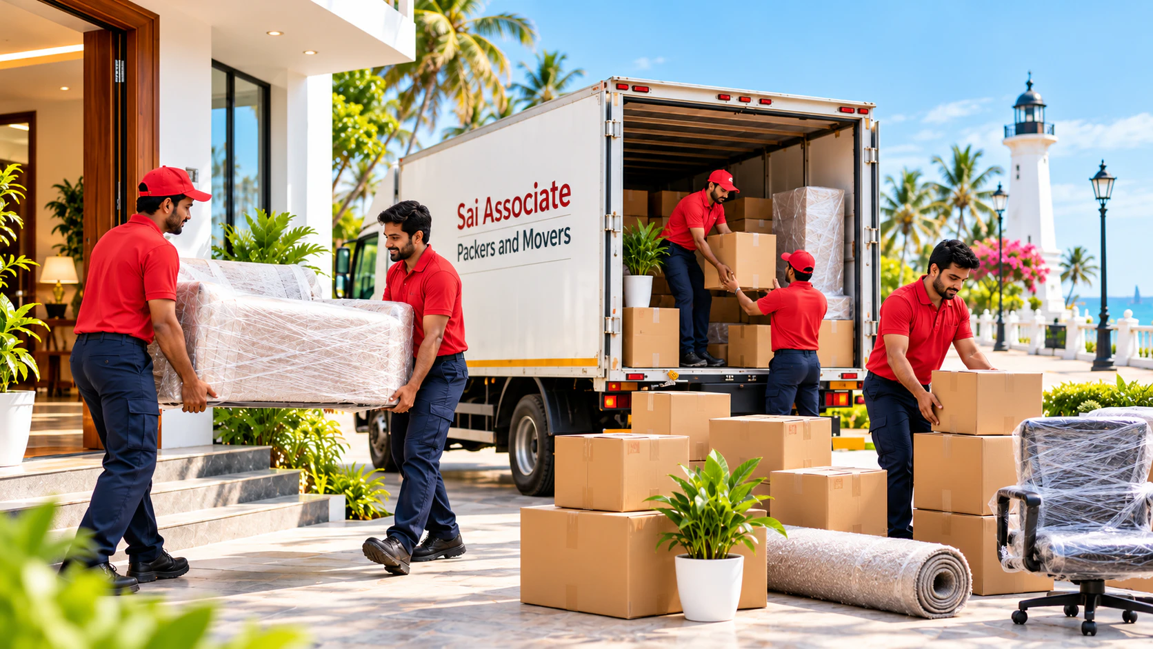 Sai Associate Packers and Movers providing professional relocation services in Pondicherry