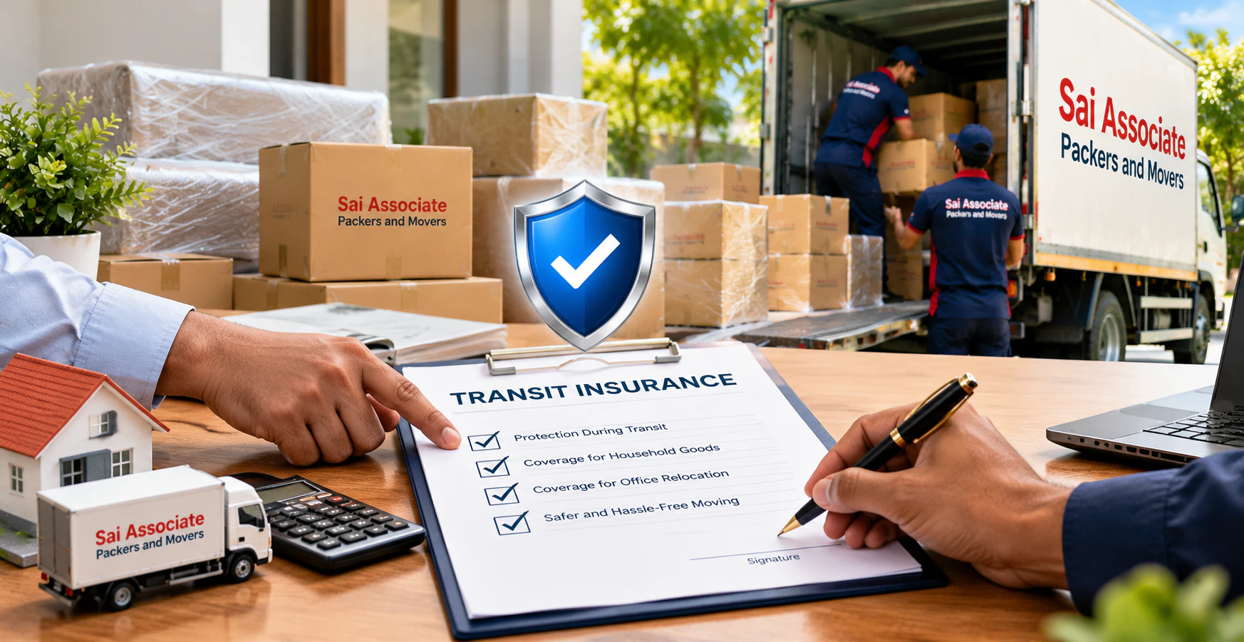 Transit insurance support for moving goods in Pondicherry